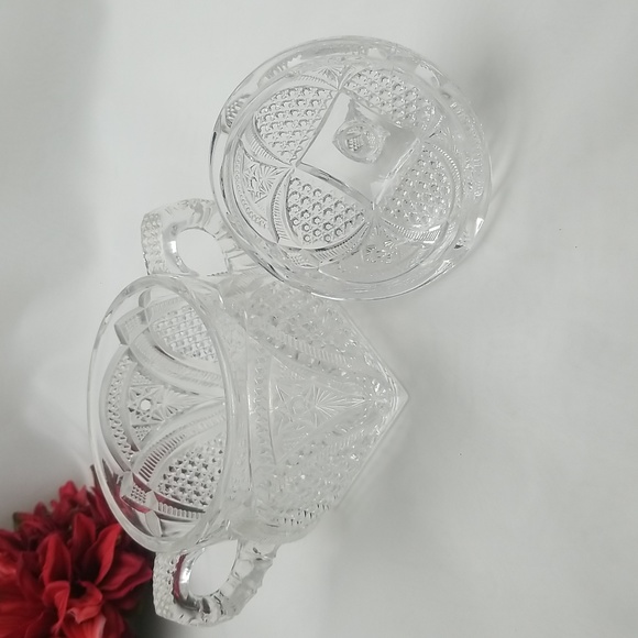 EAPG US Glass Massachusetts Covered Sugar - Picture 8 of 16